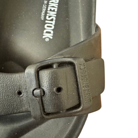 Birkenstock Madrid Essentials Eva Black Slide Sandals Size 39 = US 8-8.5 - Picture 3 of 5